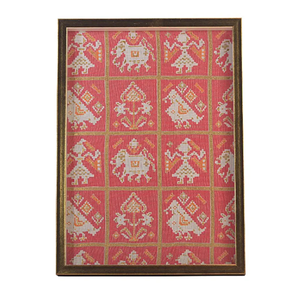 Wooden Tray (Elephant & Bird print)